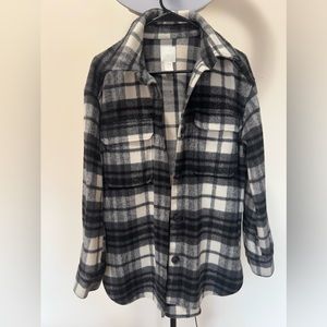 H&M flannel shacket